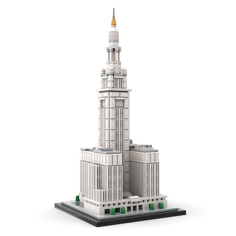 MOC-254906 Terminal Tower 1:800 Scale Klemmbausteine-LesDiy-Klemmbausteine