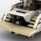 MOC-256391 Luxury Flybridge Yacht Klemmbausteine-LesDiy-Klemmbausteine