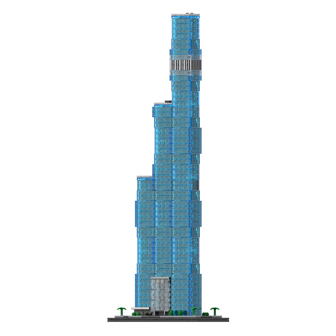 MOC-256851 The St. Regis Chicago 1:800 Scale Klemmbausteine-LesDiy-Klemmbausteine