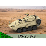 MOC - 259238 1:35 Scale (v2) Light Armoured Vehicle LAV - 25 Klemmbausteine - LesDiy - Klemmbausteine