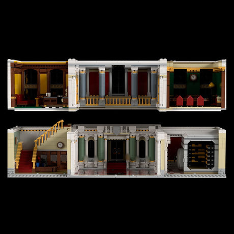 MOC-262028 Zentralbank | Modular Klemmbausteine-LesDiy-Klemmbausteine