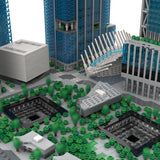 MOC-264039 Midtown New World Trade Center 1:800 Scale Klemmbausteine-LesDiy-Klemmbausteine