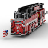 MOC-264720 2024 Smeal-Spartan Gladiator RMA Quint Soledad Truck 37 Klemmbausteine-LesDiy-Klemmbausteine
