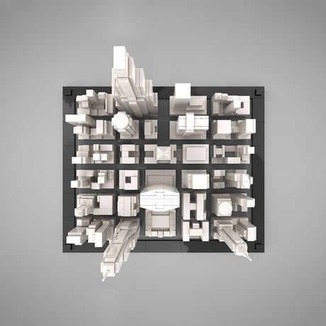 MOC-266677 Midtown Manhattan 1st Part - 1:2500 scale Klemmbausteine-LesDiy-Klemmbausteine