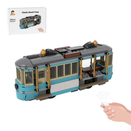 MOC-267158 Classic Beach Tram Klemmbausteine-LesDiy-Klemmbausteine