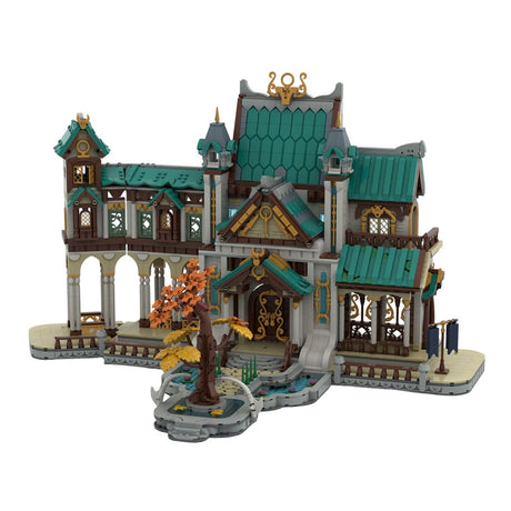 MOC-268897 Elven Sanctuary Klemmbausteine-LesDiy-Klemmbausteine