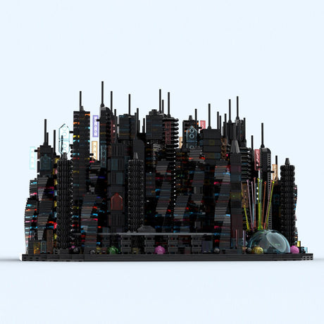MOC-270096 Bay City - Altered Carbon - a Cyberpunk Microcity Klemmbausteine-LesDiy-Klemmbausteine