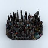 MOC-270096 Bay City - Altered Carbon - a Cyberpunk Microcity Klemmbausteine-LesDiy-Klemmbausteine