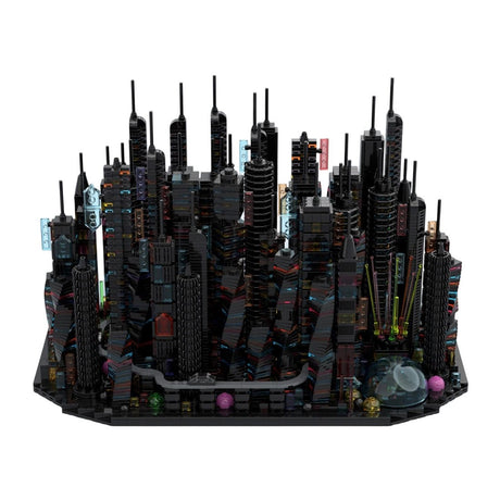 MOC-270096 Bay City - Altered Carbon - a Cyberpunk Microcity Klemmbausteine-LesDiy-Klemmbausteine