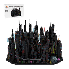 MOC-270096 Bay City - Altered Carbon - a Cyberpunk Microcity Klemmbausteine-LesDiy-Klemmbausteine