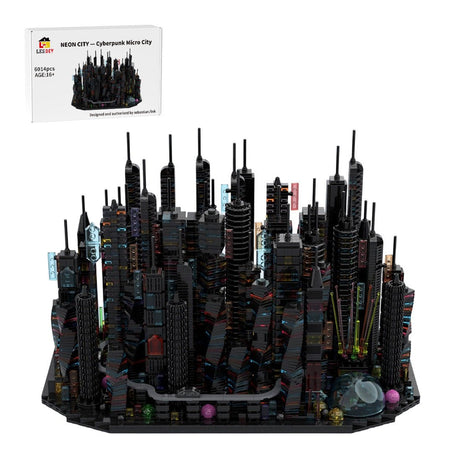 MOC-270096 Bay City - Altered Carbon - a Cyberpunk Microcity Klemmbausteine-LesDiy-Klemmbausteine