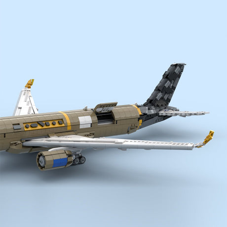MOC-274422 Airbus A350 F Launch livery Klemmbausteine-LesDiy-Klemmbausteine