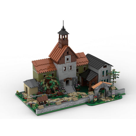 MOC-274686 Mittelalterliches Herrenhaus (saubere Version) Klemmbausteine-LesDiy-Klemmbausteine