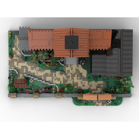 MOC-274686 Mittelalterliches Herrenhaus (saubere Version) Klemmbausteine-LesDiy-Klemmbausteine