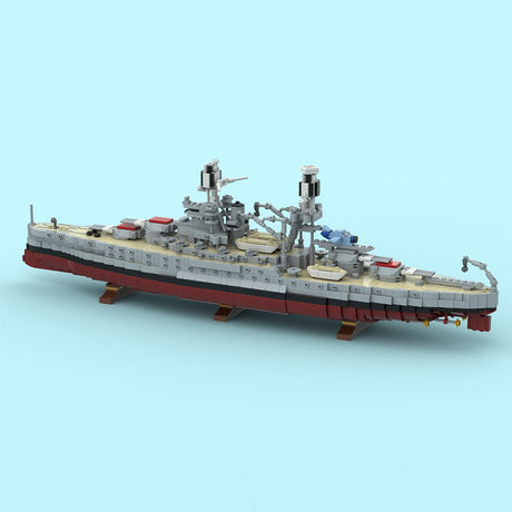 MOC-275741 USS Arizona Klemmbausteine-LesDiy-Klemmbausteine