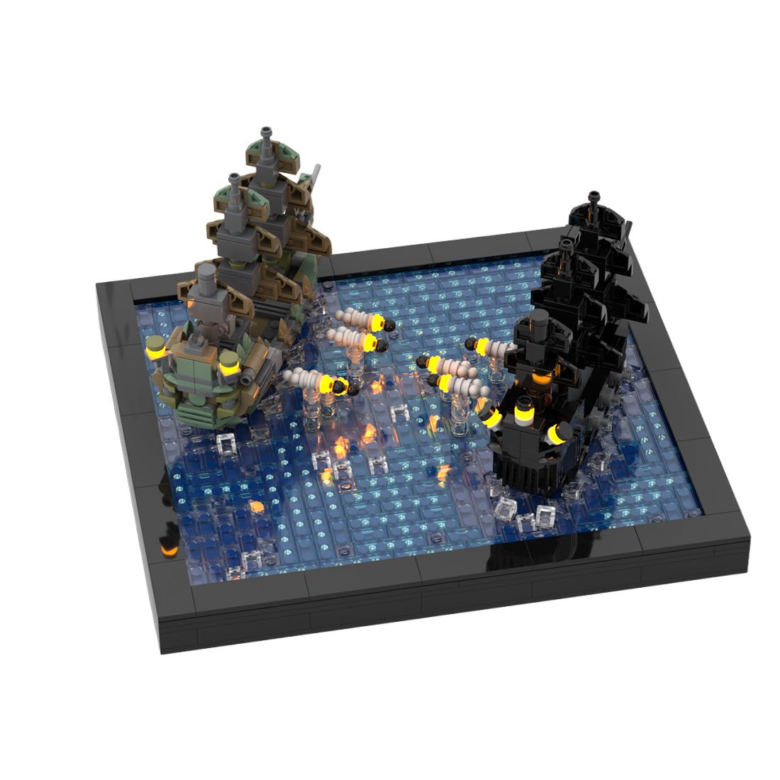 MOC-275985 LEGO Pirates of the Caribbean „Am Ende der Welt“ – Seeschlacht (Die Flying Dutchman gegen die Black Pearl) Klemmbausteine-LesDiy-Klemmbausteine