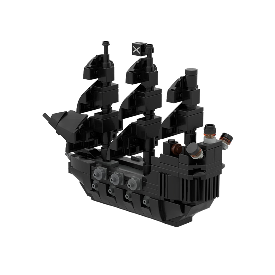 MOC-275988 LEGO Pirates of the Caribbean – Mini-Schiff „Black Pearl“ Klemmbausteine-LesDiy-Klemmbausteine