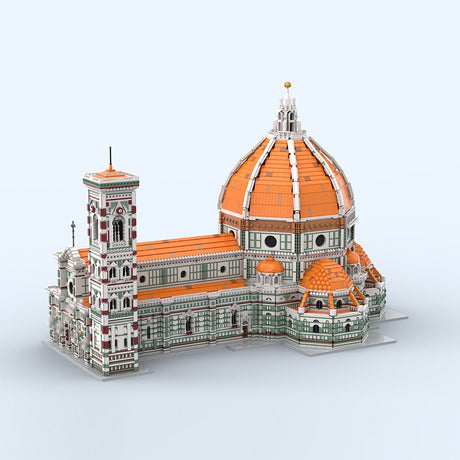 MOC-276083 Kathedrale von Florenz & Giottos Campanile Klemmbausteine-LesDiy-Klemmbausteine