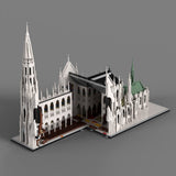 MOC-276548 St. Patrick’s Cathedral in New York – vollständig Klemmbausteine-LesDiy-Klemmbausteine