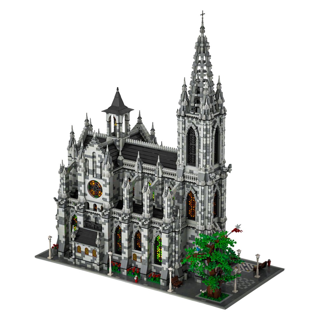 MOC - 29962 Modulare Kathedrale (August 2021 Überarbeitungsversion) - LesDiy - Klemmbausteine