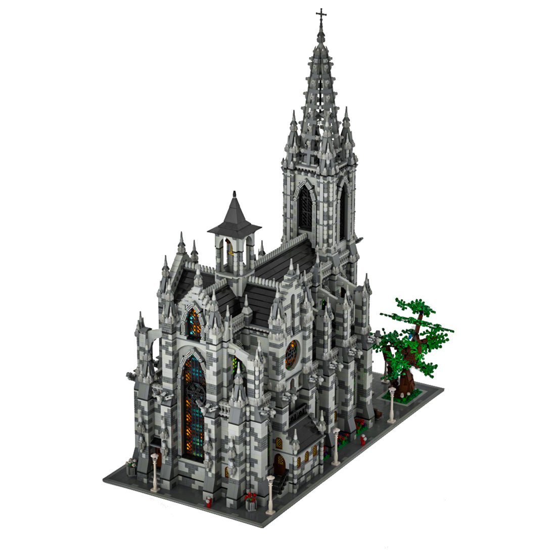 MOC - 29962 Modulare Kathedrale (August 2021 Überarbeitungsversion) - LesDiy - Klemmbausteine