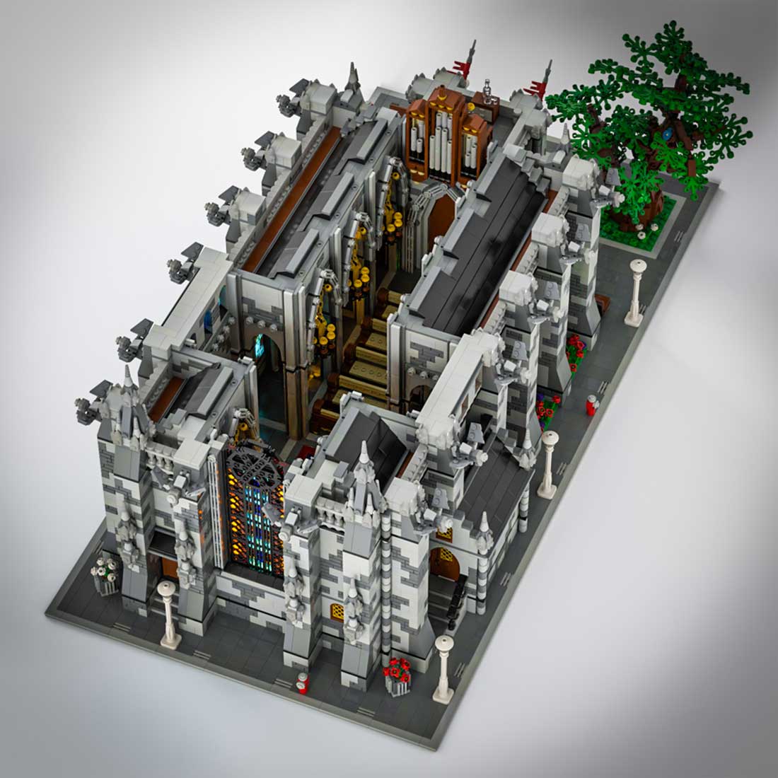 MOC - 29962 Modulare Kathedrale (August 2021 Überarbeitungsversion) - LesDiy - Klemmbausteine