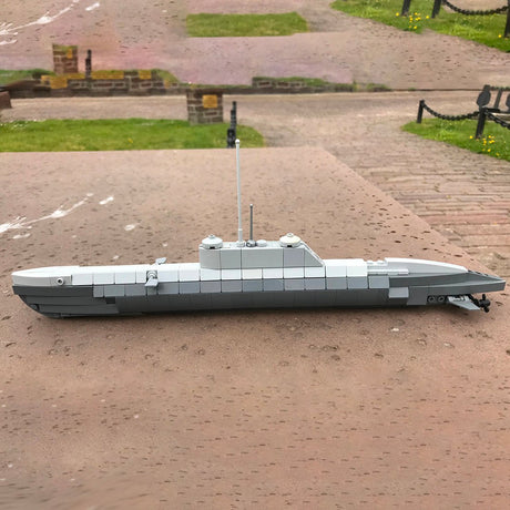 MOC - 30342 U - Boat Type XXI Klemmbausteine - LesDiy - Klemmbausteine