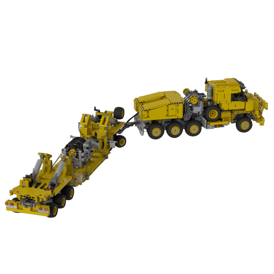 MOC - 34732 Schwerlasttransporter mit Aufhängungsmodell - LesDiy - Klemmbausteine