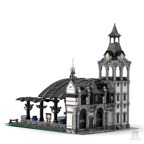 MOC - 37719 Modular Bahnhof - LesDiy - Klemmbausteine