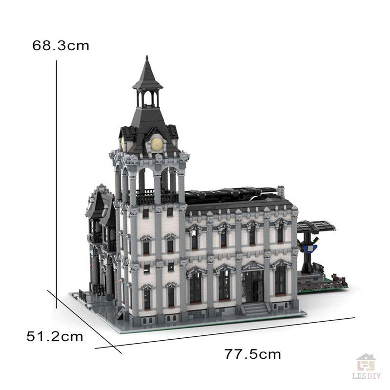 MOC - 37719 Modular Bahnhof - LesDiy - Klemmbausteine