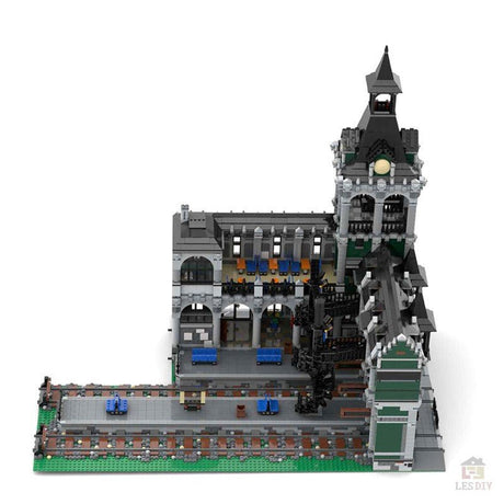 MOC - 37719 Modular Bahnhof - LesDiy - Klemmbausteine