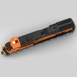 MOC - 38223 Union Pacific ES44AC (BNSF) - LesDiy - Klemmbausteine