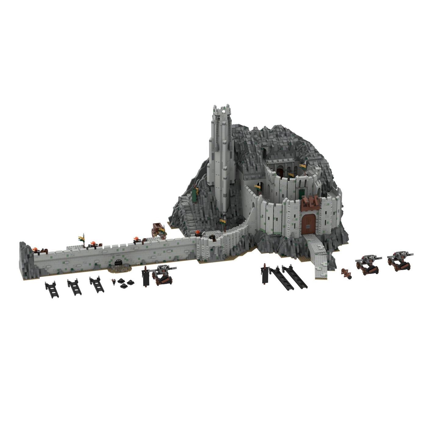 MOC - 38478 USC Helm's Deep Klemmbausteine - LesDiy - Klemmbausteine