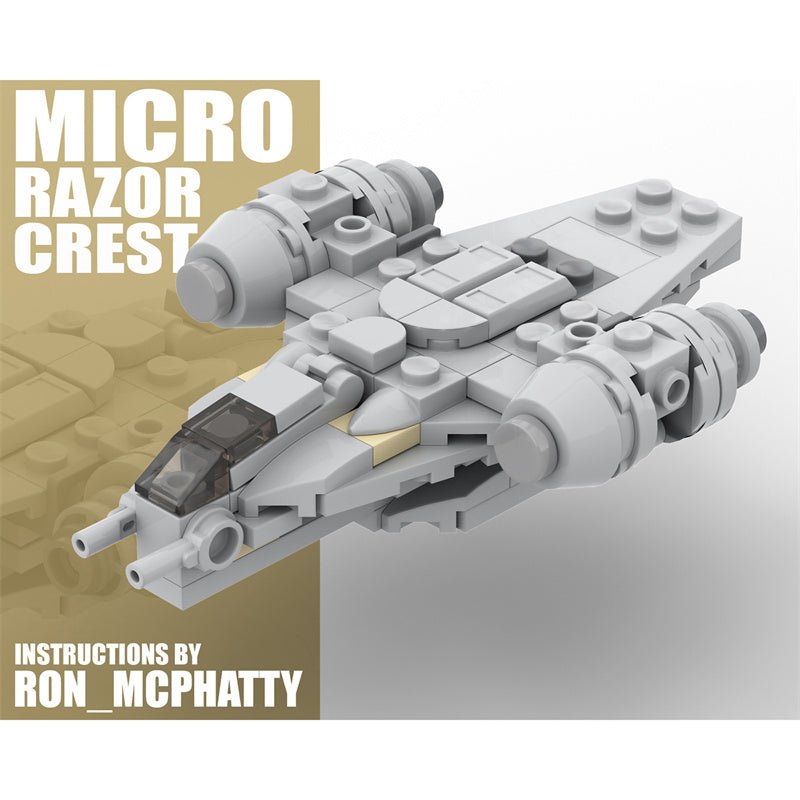 MOC - 38715 Micro Razor Crest - LesDiy - Klemmbausteine