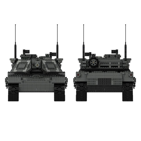 MOC - 38891 Ultimativer M1A2 - Panzer Klemmbausteine - LesDiy - Klemmbausteine