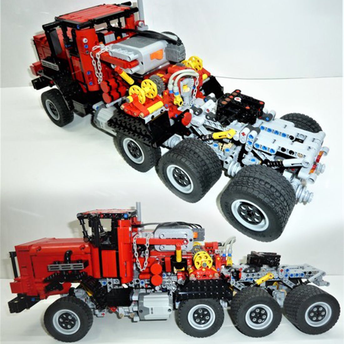 MOC - 41221 Schwermaschinentransporter Klemmbausteine - LesDiy - Klemmbausteine