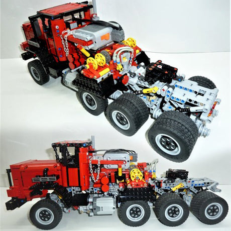 MOC - 41221 Schwermaschinentransporter Klemmbausteine - LesDiy - Klemmbausteine