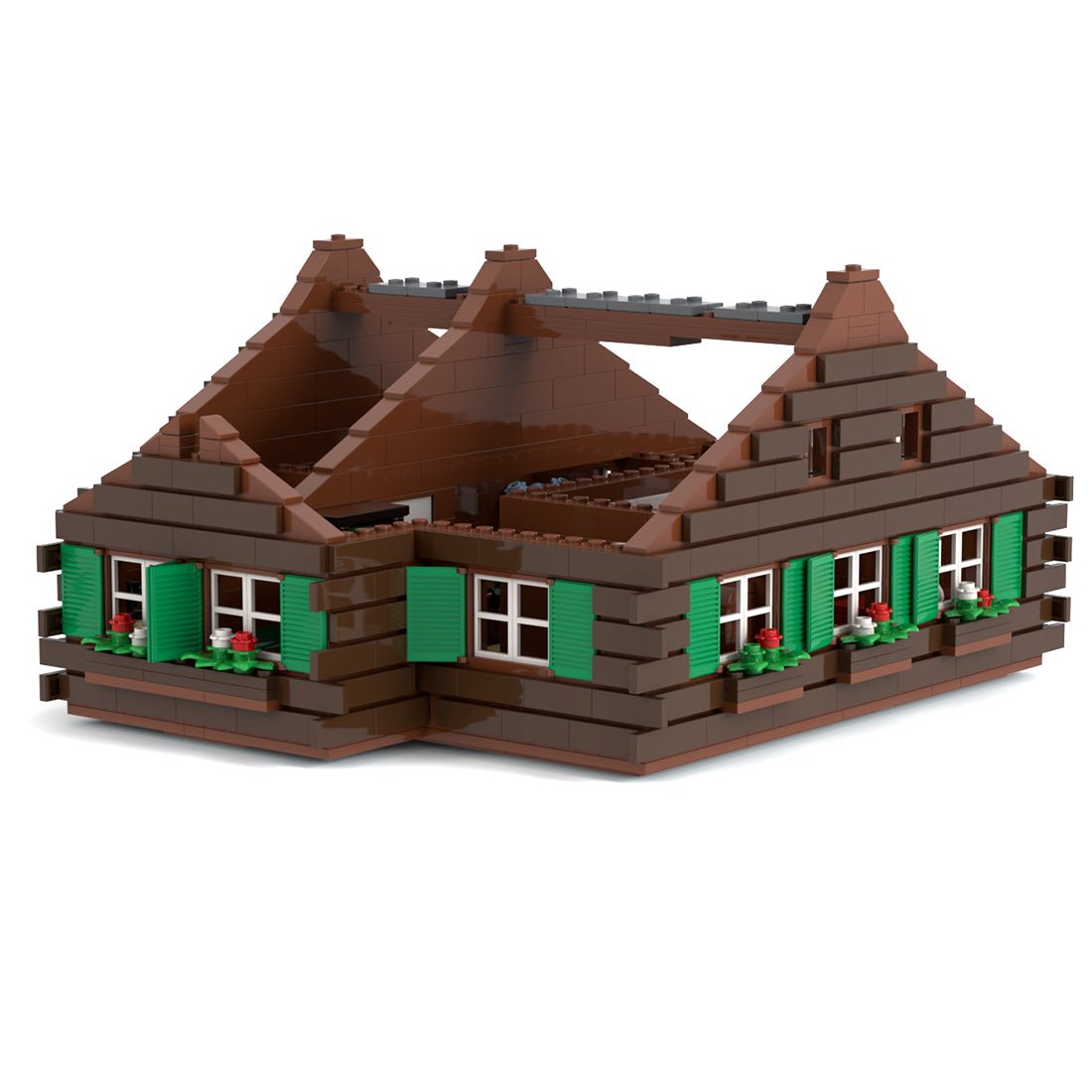 MOC - 44705 Swiss Mountain Chalet Klemmbausteine - LesDiy - Klemmbausteine