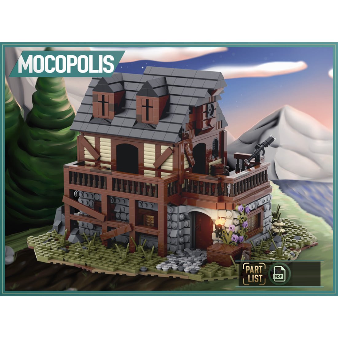 MOC - 49665 MOC Medieval House Klemmbausteine - LesDiy - Klemmbausteine