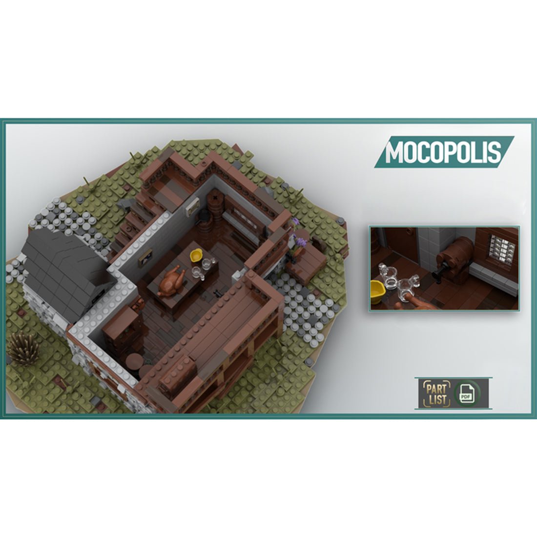 MOC - 49665 MOC Medieval House Klemmbausteine - LesDiy - Klemmbausteine