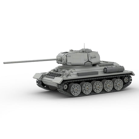 MOC - 53096 T - 34/85 RC - Panzer Klemmbausteine - LesDiy - Klemmbausteine