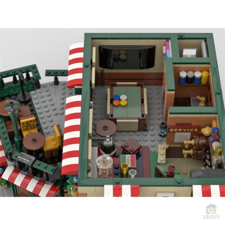 MOC - 54894 Modular Central Perk Cafe & Pub - LesDiy - Klemmbausteine