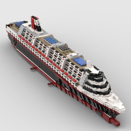 MOC - 55935 MS Poseidon Bausteinboot Klemmbausteine - LesDiy - Klemmbausteine