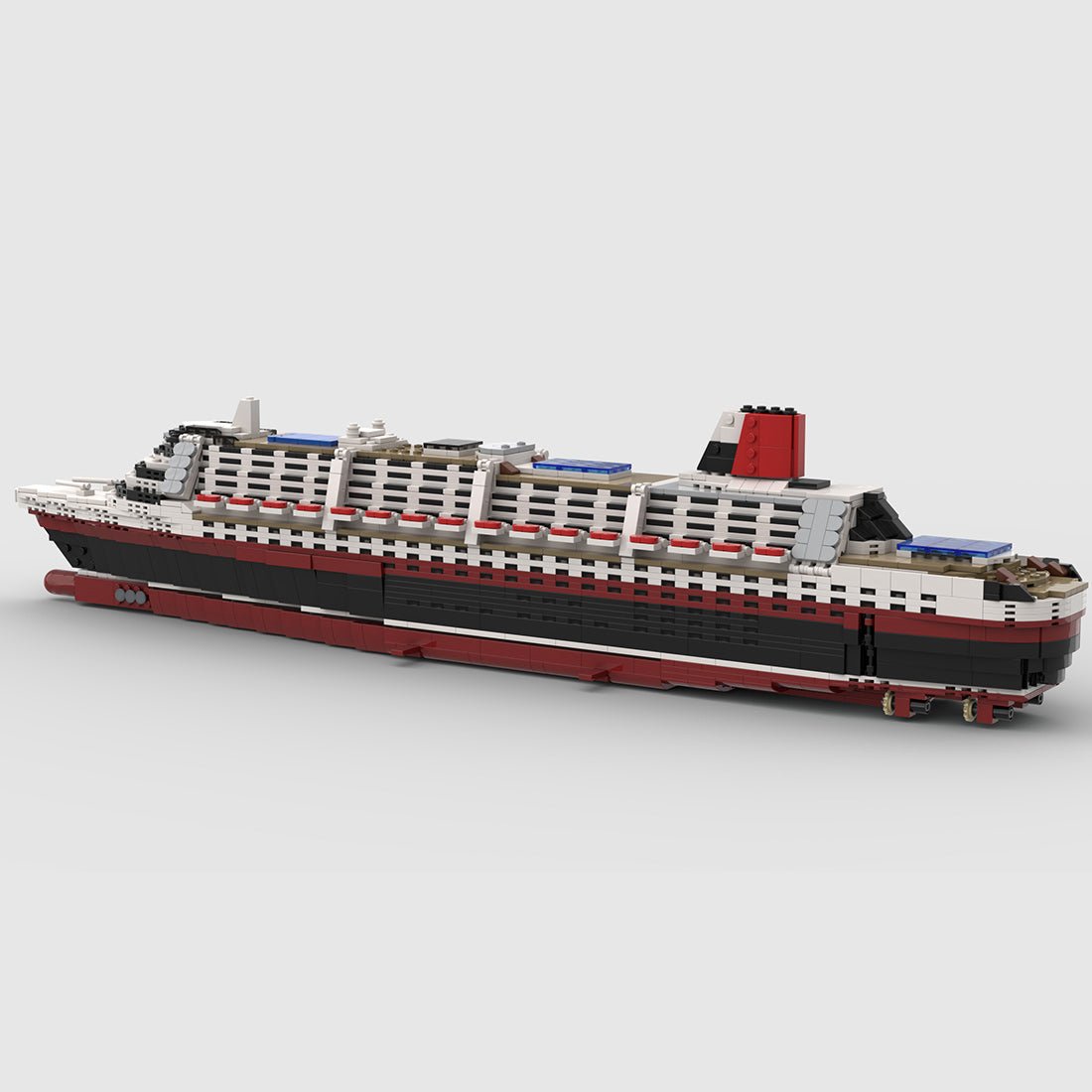 MOC - 55935 MS Poseidon Bausteinboot Klemmbausteine - LesDiy - Klemmbausteine