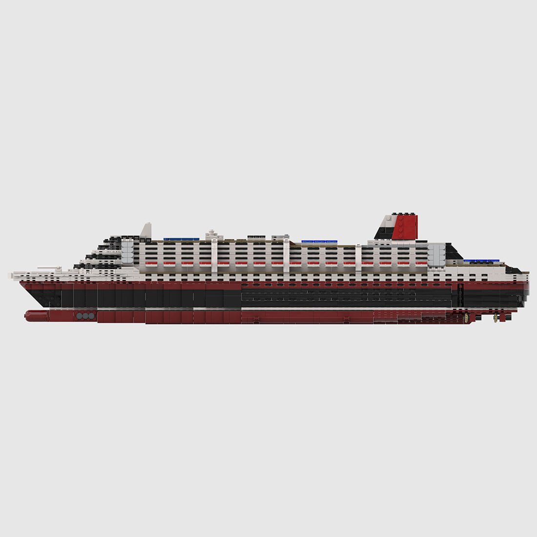 MOC - 55935 MS Poseidon Bausteinboot Klemmbausteine - LesDiy - Klemmbausteine