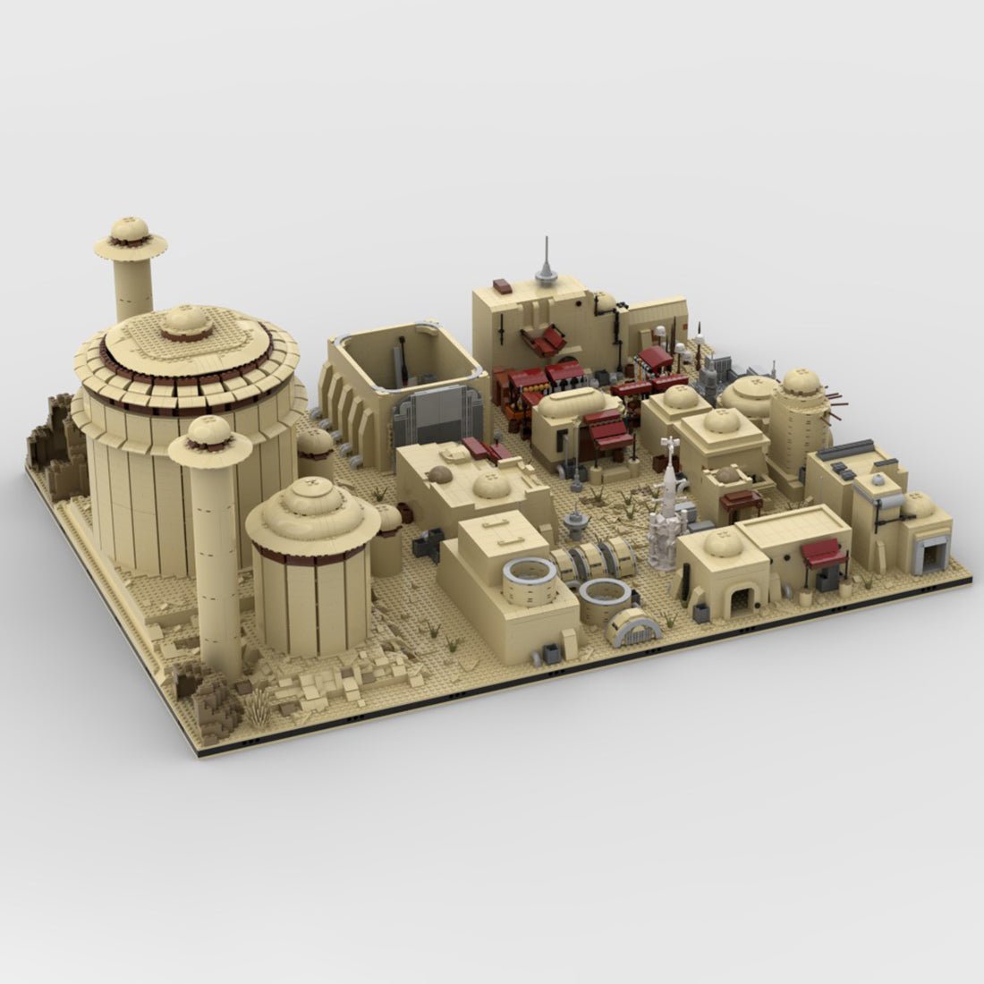 MOC - 56649 Modular Stadt Star Wars Tatooine - LesDiy - Klemmbausteine