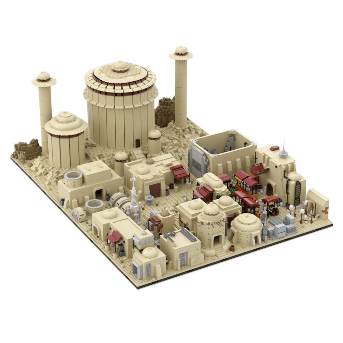 MOC - 56649 Modular Stadt Star Wars Tatooine - LesDiy - Klemmbausteine