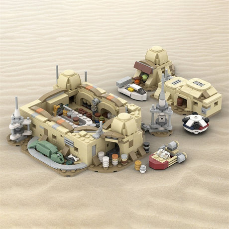 MOC - 57537 Micro Mos Eisley Cantina - LesDiy - Klemmbausteine