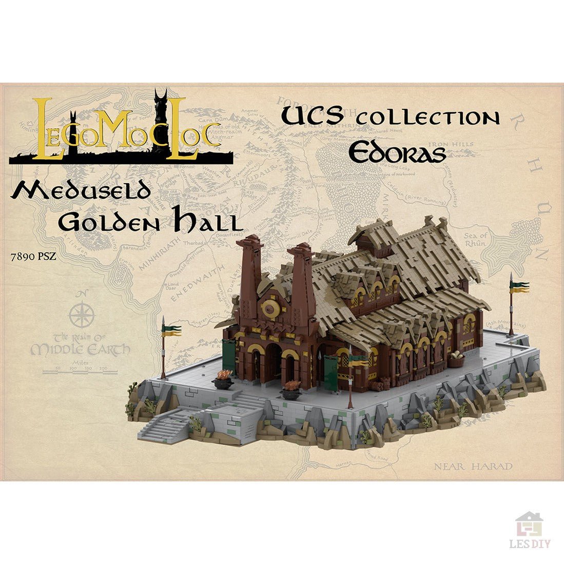 MOC - 62288 The Medusselde Palace Klemmbausteine - LesDiy - Klemmbausteine