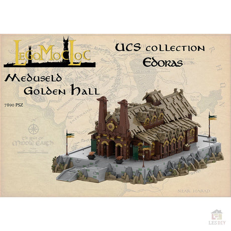 MOC - 62288 The Medusselde Palace Klemmbausteine - LesDiy - Klemmbausteine